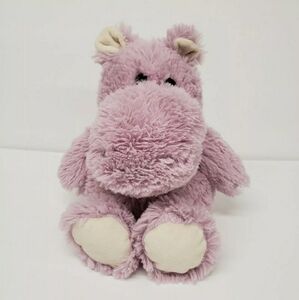 Welby 12" Purple Hippo Hippopotamus Microwave Heat Therapy Plush